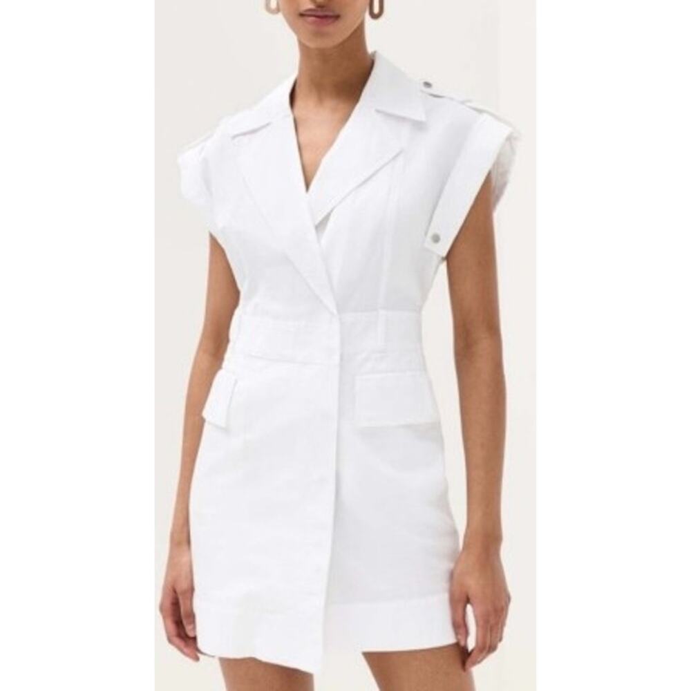 A.L.C. Ryan White Mini Dress Sz. 2 - Picture 2 of 10